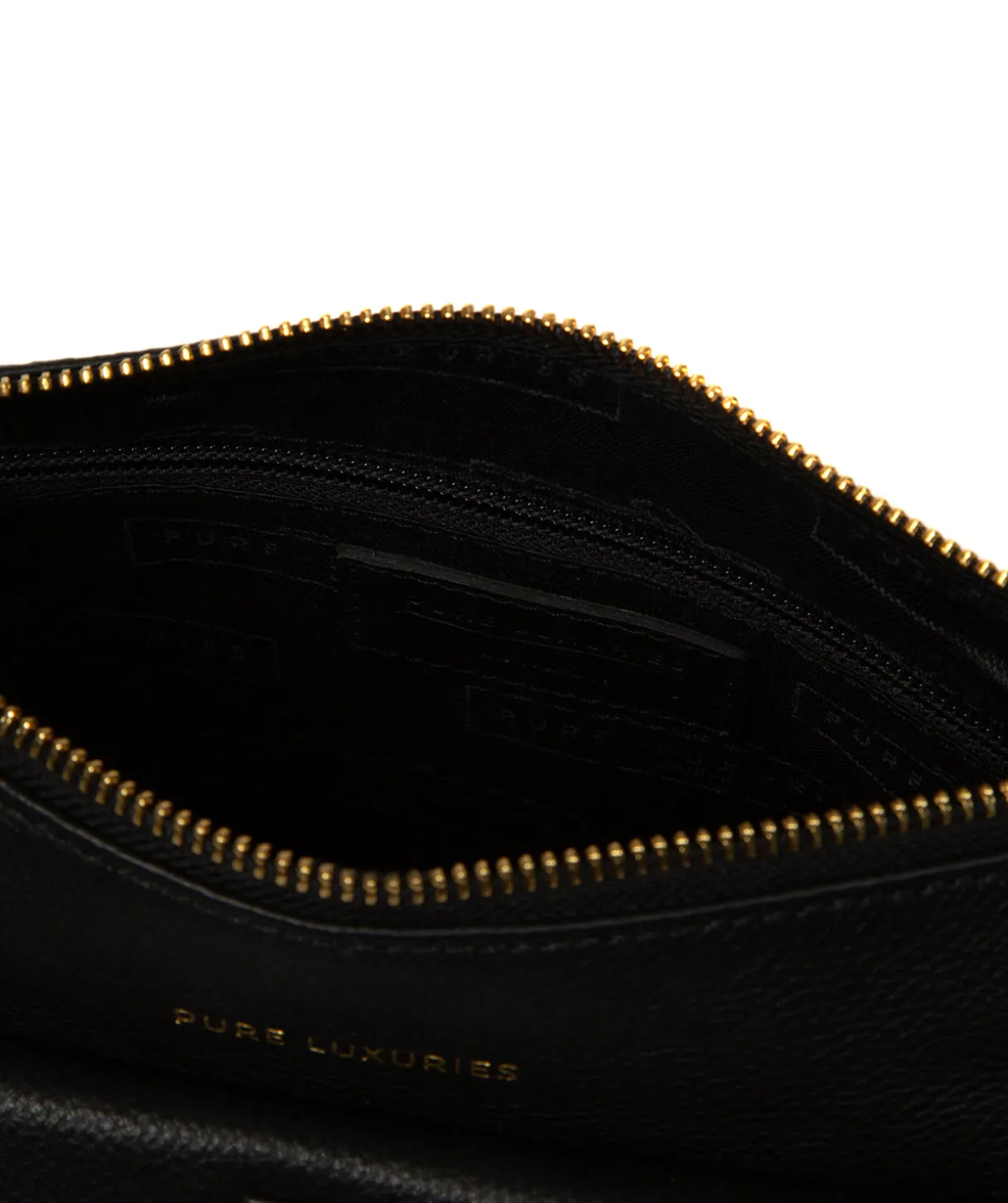 Lambourne' Black Leather Grab Bag