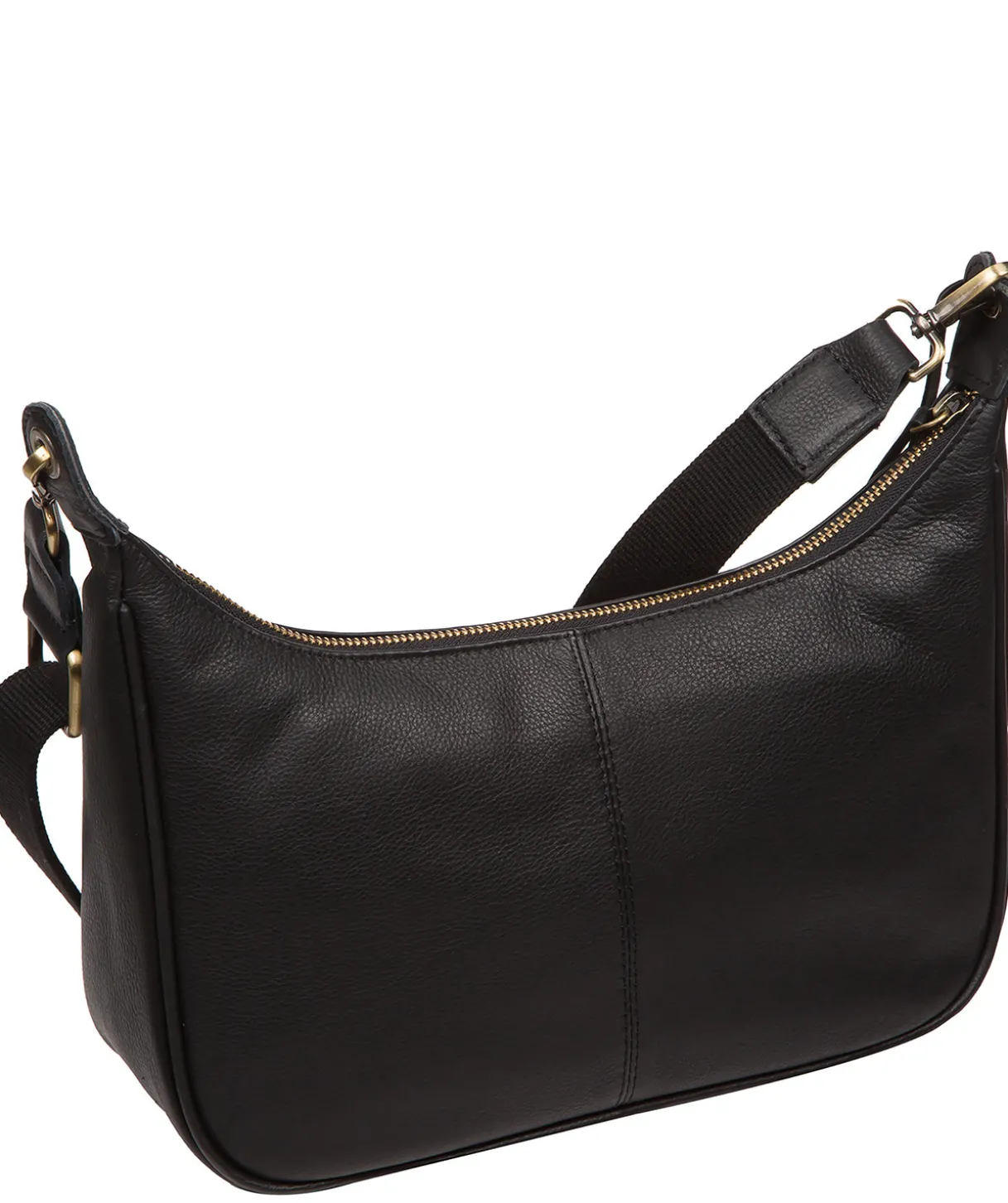 Lancaster' Black Leather Cross Body Bag