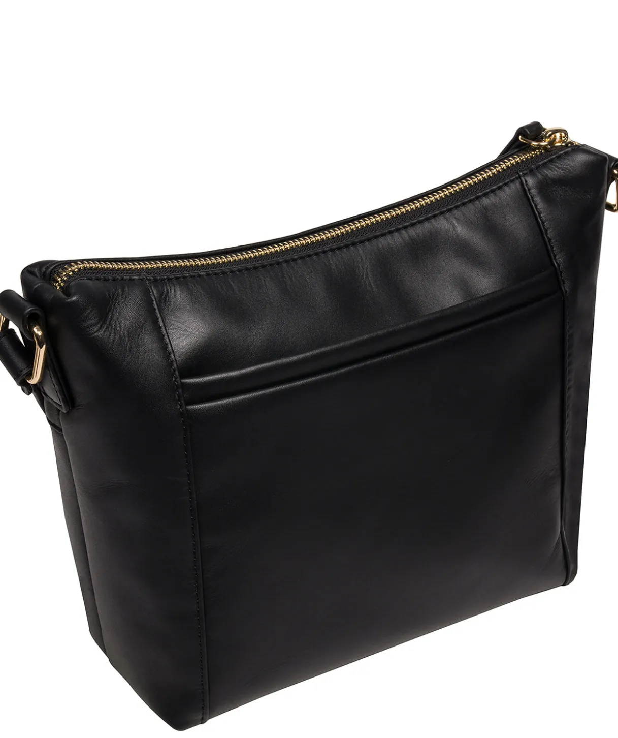 Laura' Black Leather Cross Body Bag