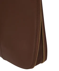 Lautner' Ombré Chestnut Vegetable-Tanned Leather Cross Body Bag