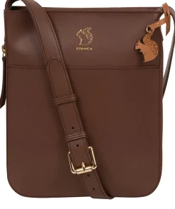 Lautner' Ombré Chestnut Vegetable-Tanned Leather Cross Body Bag