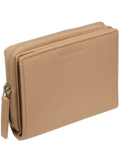 Leah' Latte Leather Purse