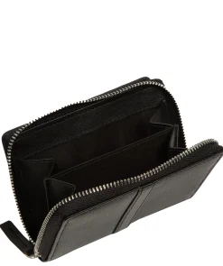 Lena' Black Leather Purse