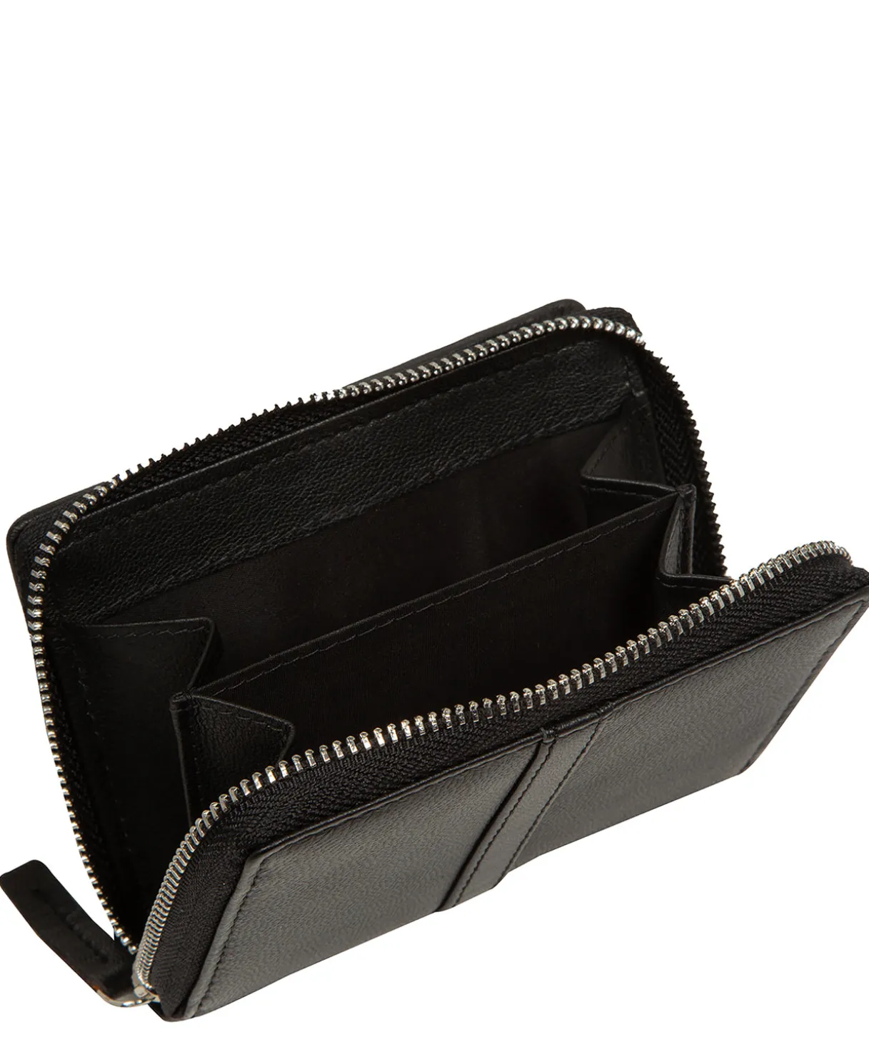 Lena' Black Leather Purse