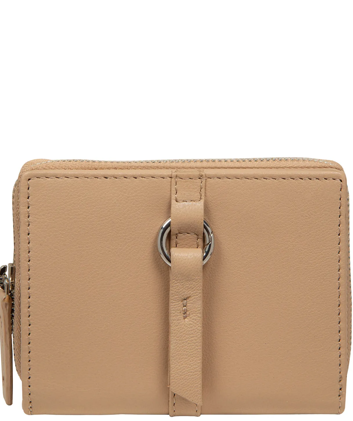 Lena' Latte Leather Purse