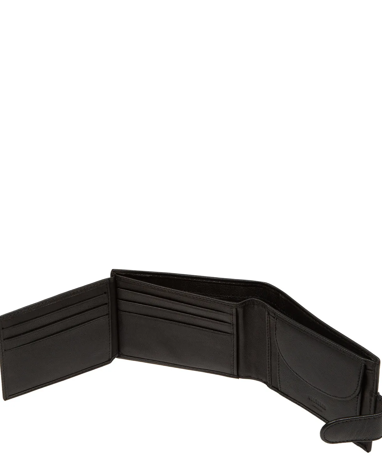 Leo' Black Leather Wallet