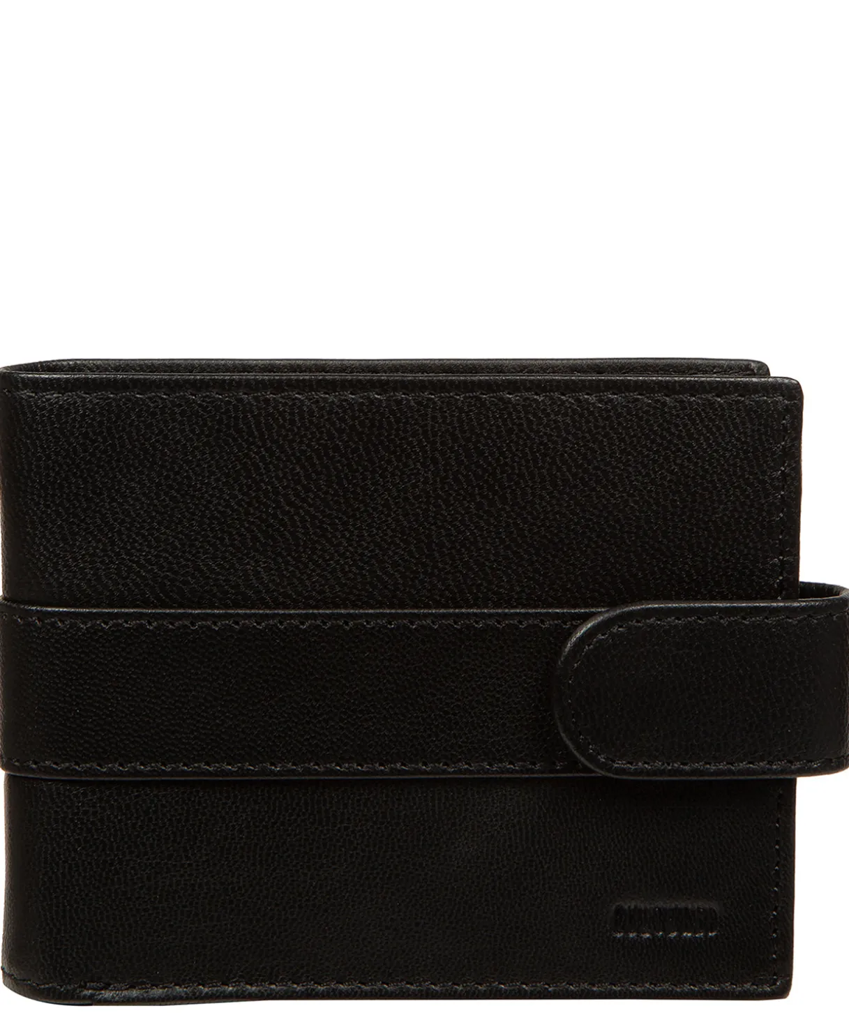 Leo' Black Leather Wallet