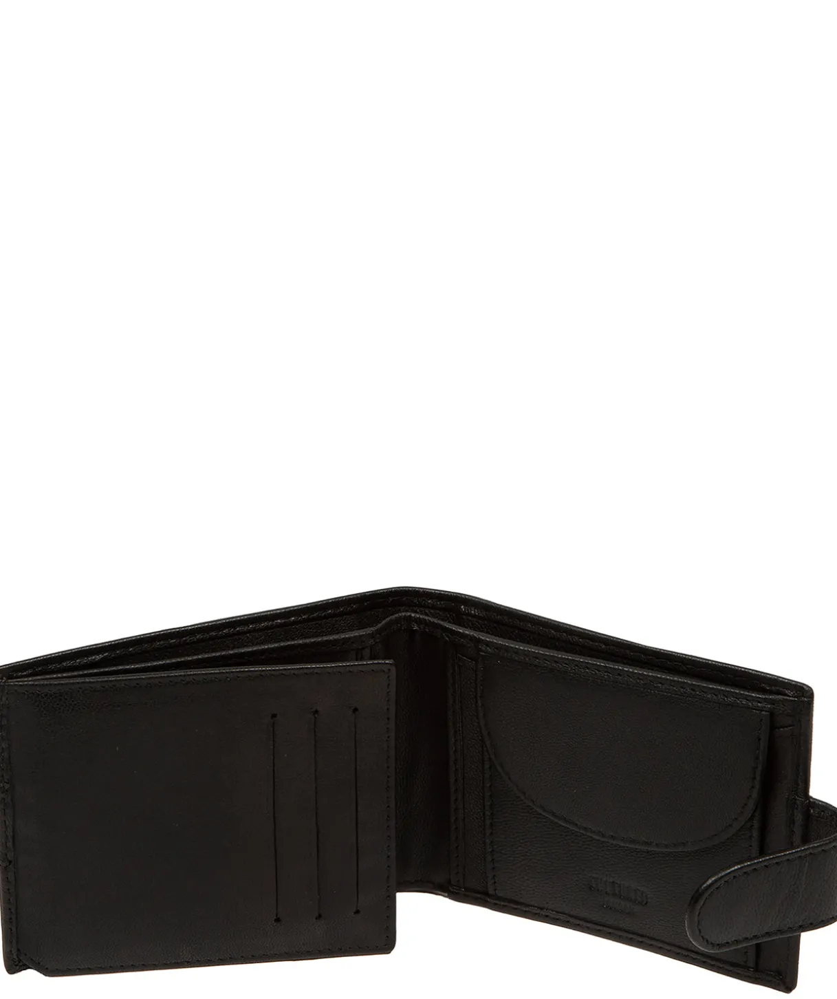 Leo' Black Leather Wallet