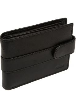 Leo' Black Leather Wallet