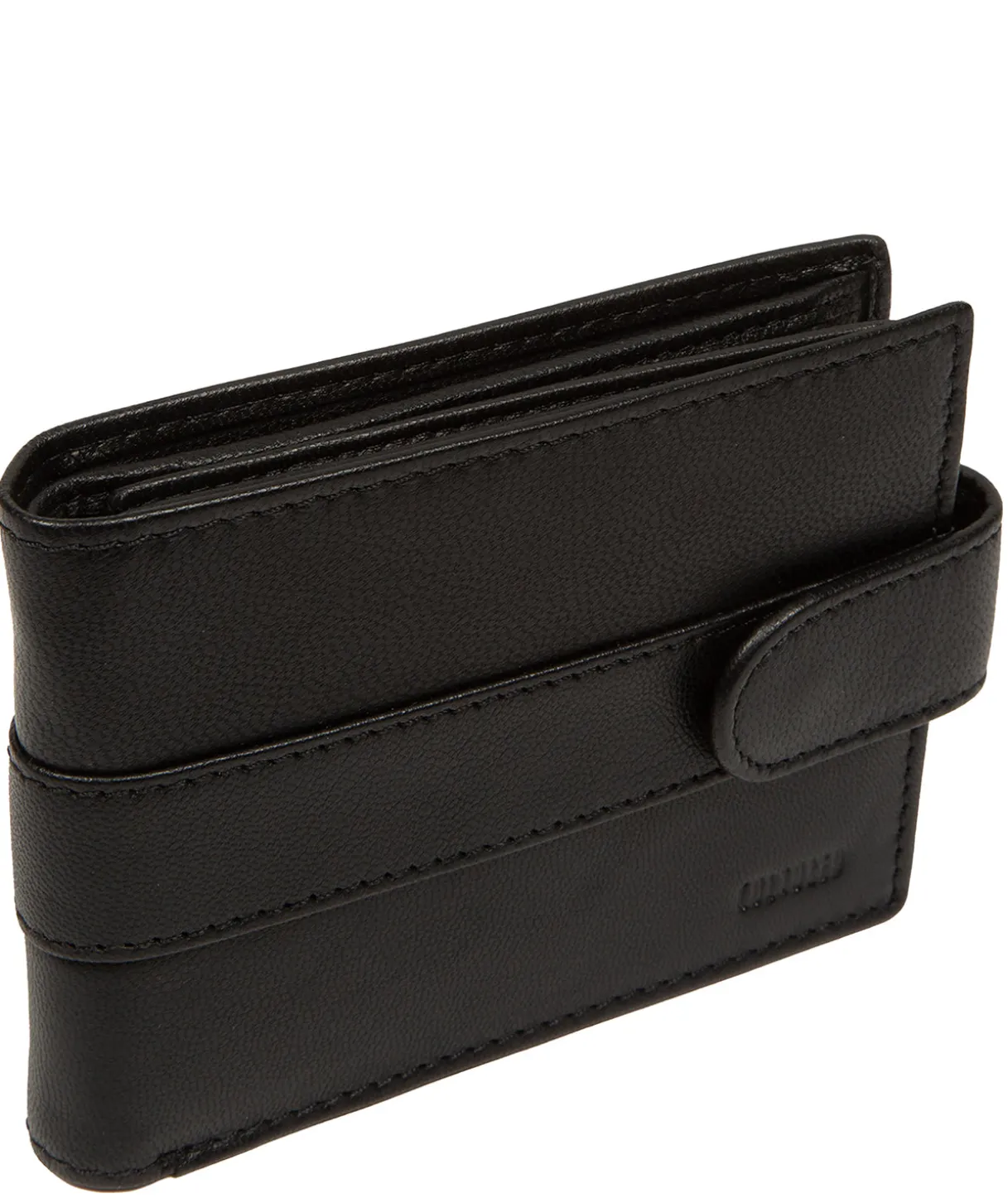 Leo' Black Leather Wallet