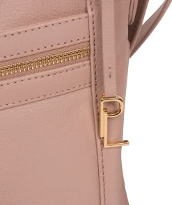 Lewes' Blush Pink Leather Cross Body Bag