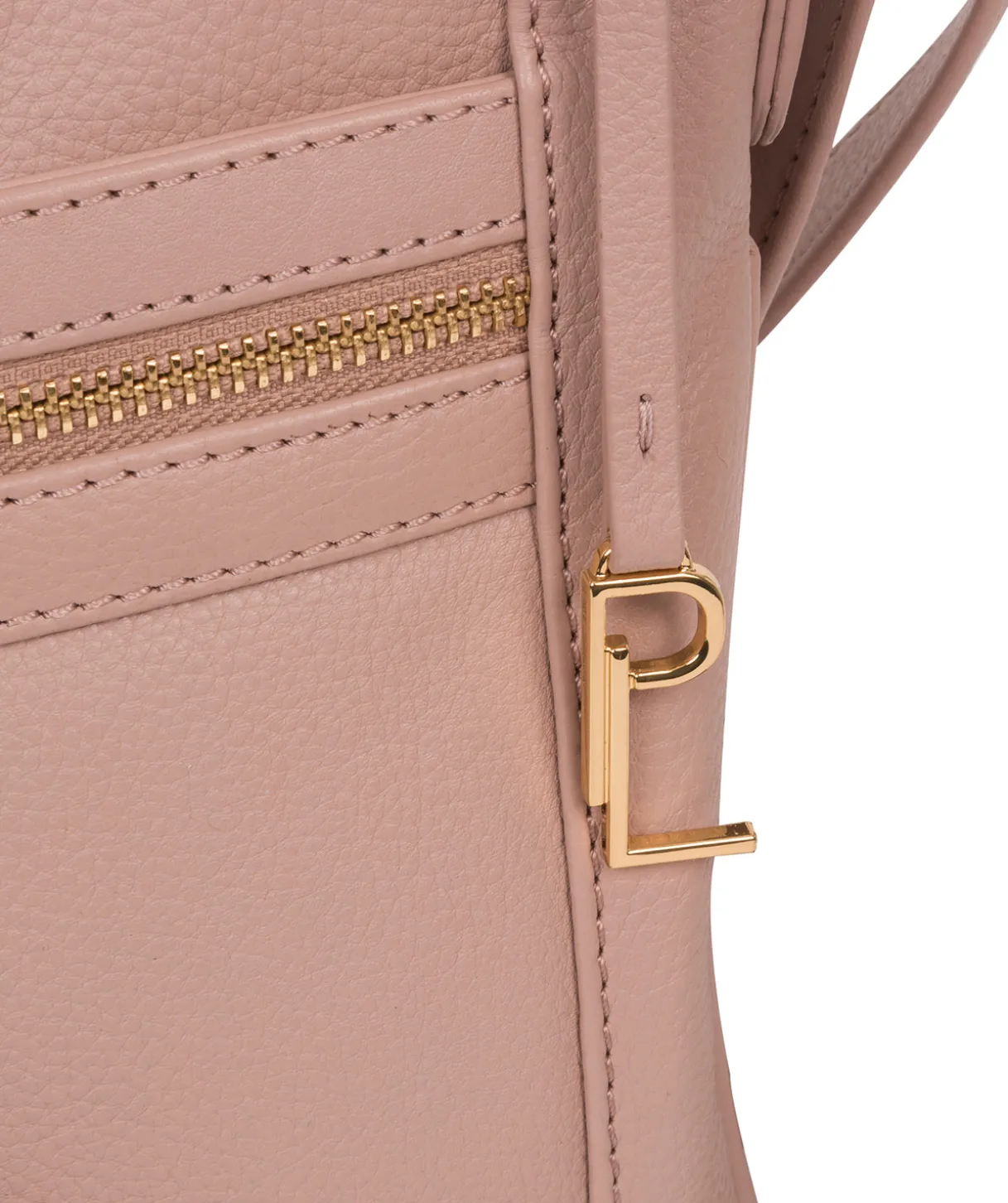 Lewes' Blush Pink Leather Cross Body Bag