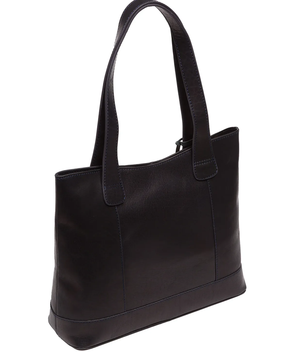 Little Patience' Navy Leather Tote Bag