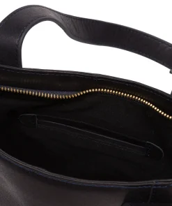 Little Patience' Navy Leather Tote Bag