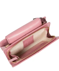 Little Wonder' Blush Leather Cross Body Clutch Bag
