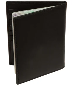Louis' Black Leather Passport Holder