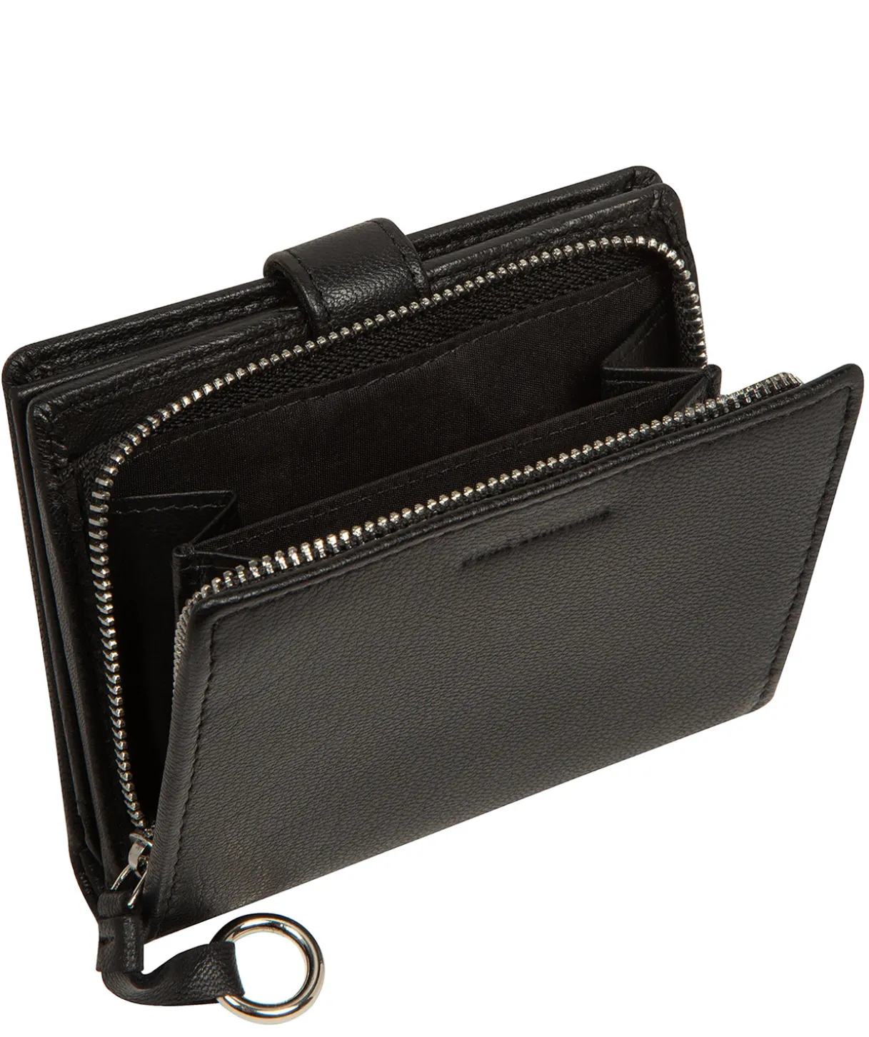 Louise' Black Leather Purse