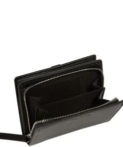 Lucy' Black Leather Purse