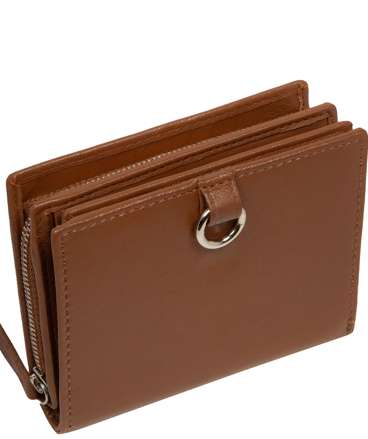 Lucy' Tan Leather Purse