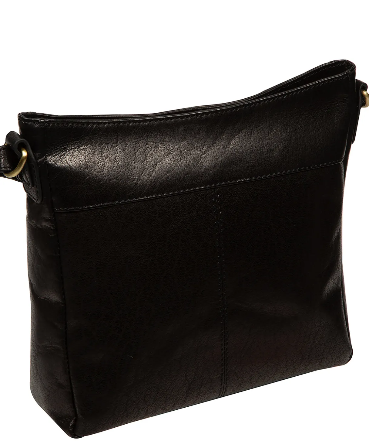 Malin' Black Leather Cross Body Bag