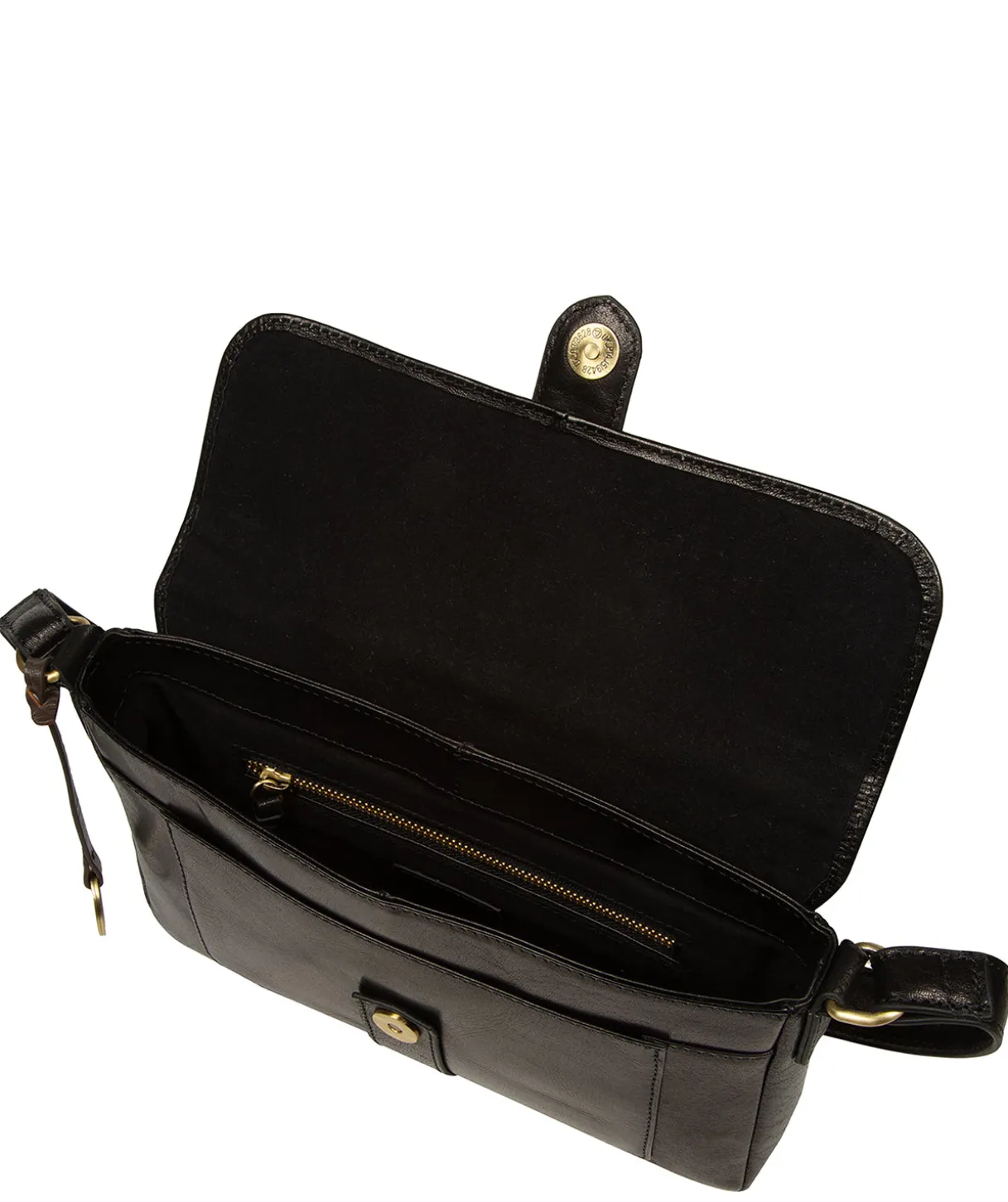 Marianne' Black Leather Evening Bag
