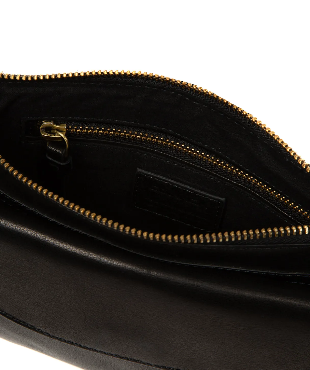 Marietta' Black Leather Cross Body Bag