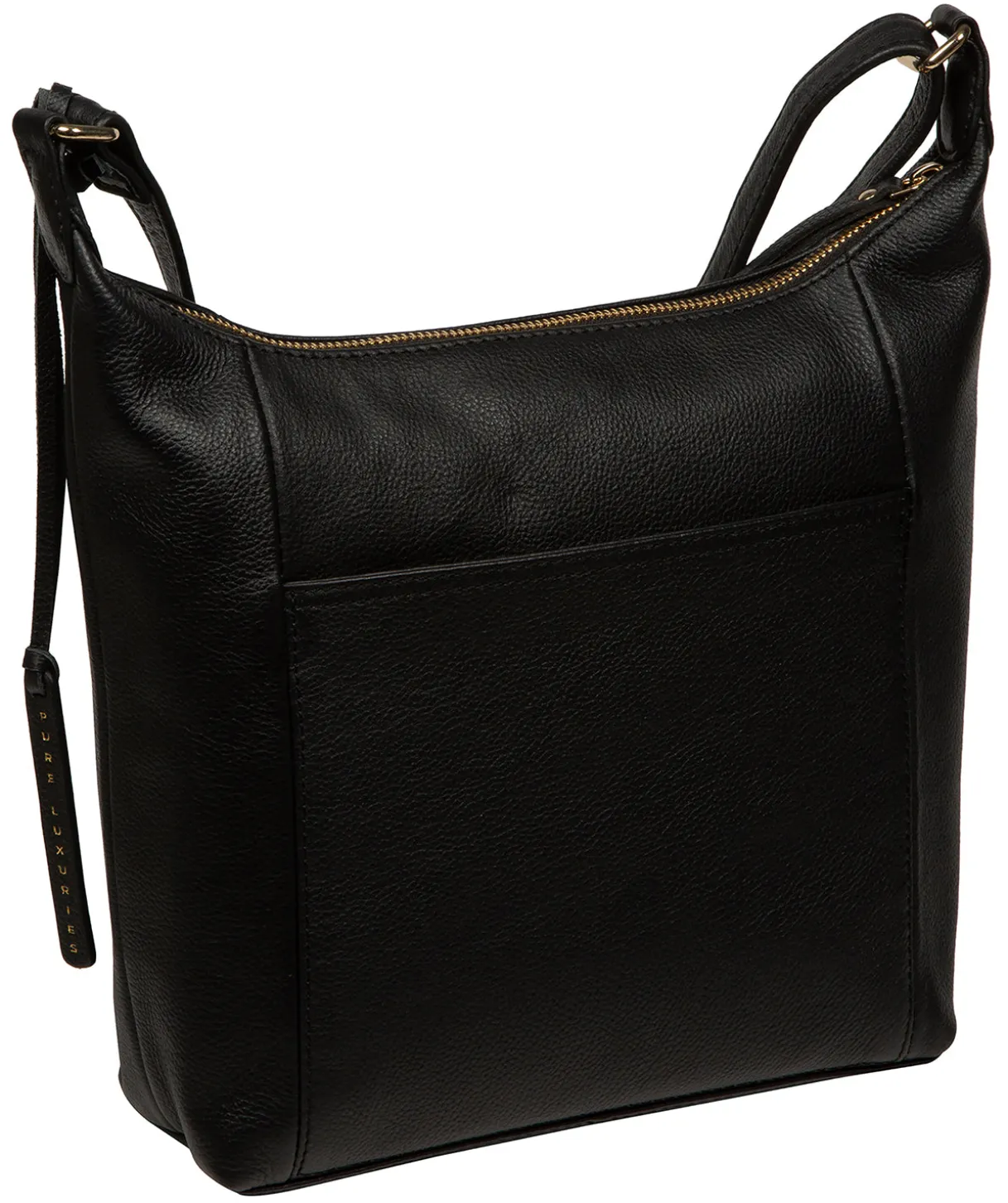 Melbury' Black Leather Shoulder Bag