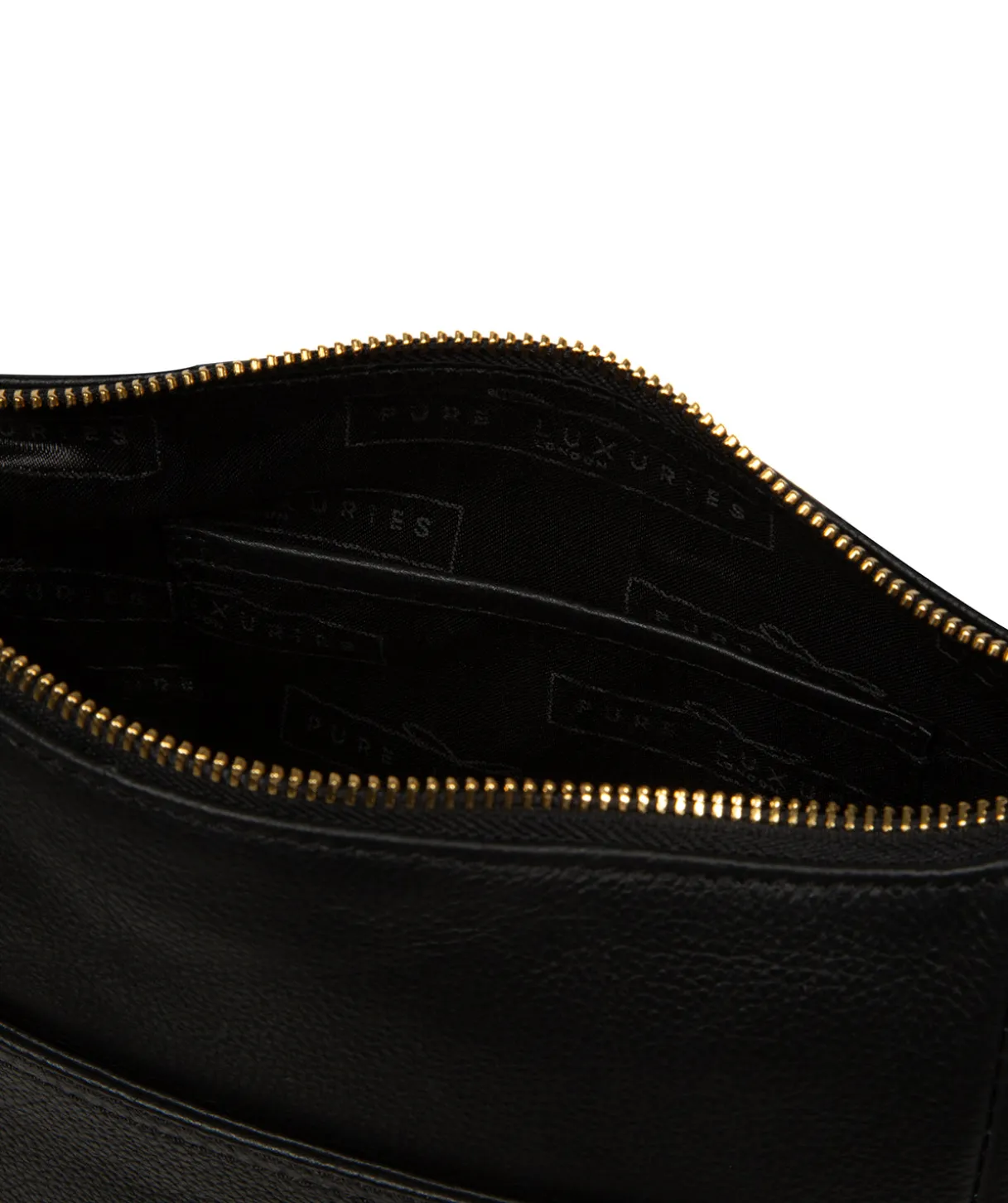 Melbury' Black Leather Shoulder Bag