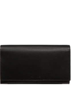 Mia' Black Leather Purse