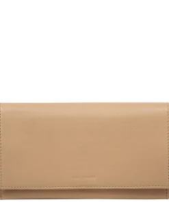 Mia' Latte Leather Purse