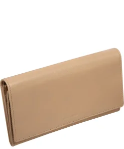 Mia' Latte Leather Purse