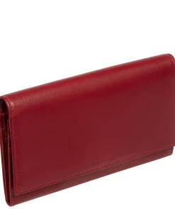 Mia' Red Leather Purse