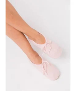 Millom' Blush Pink Cashmere & Merino Wool Medium Ballet Slippers