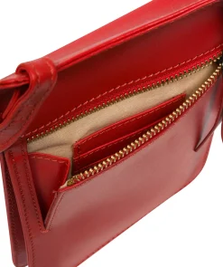 Milly' Orangeade Leather Cross Body Phone Bag
