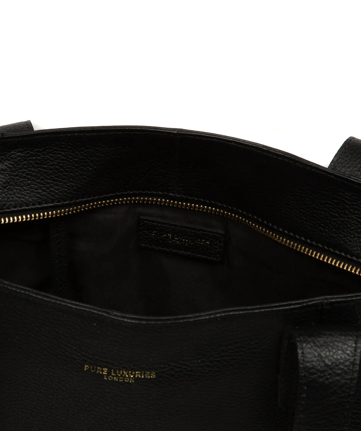 Mimi' Black Leather Handbag