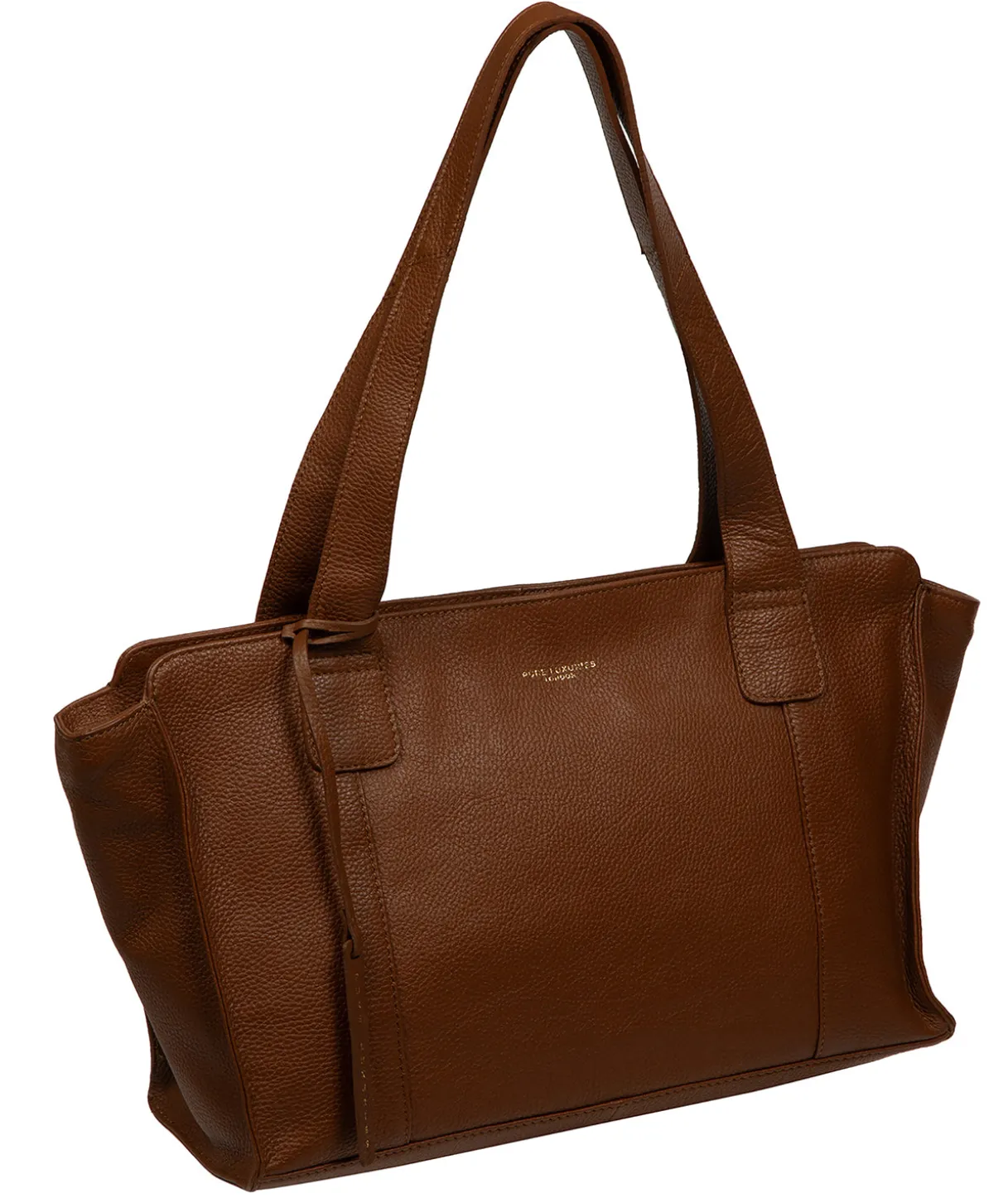 Mimi' Rich Tan Leather Handbag