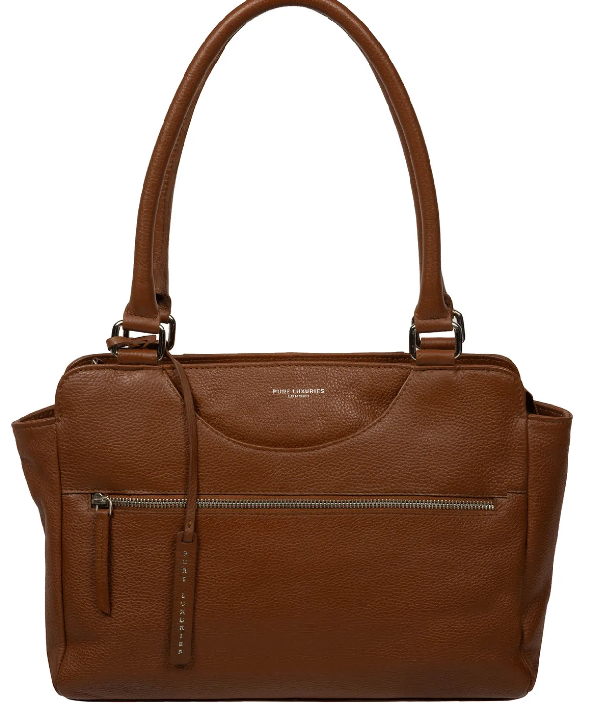 Mooki' Rich Tan Leather Handbag