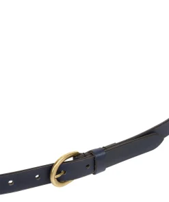Navy Quality Leather Ladies' Belt