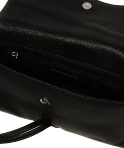 Nerissa' Black Leather Mini Clutch Bag