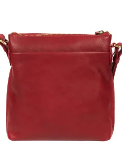 Nikita' Chilli Pepper Leather Cross Body Bag