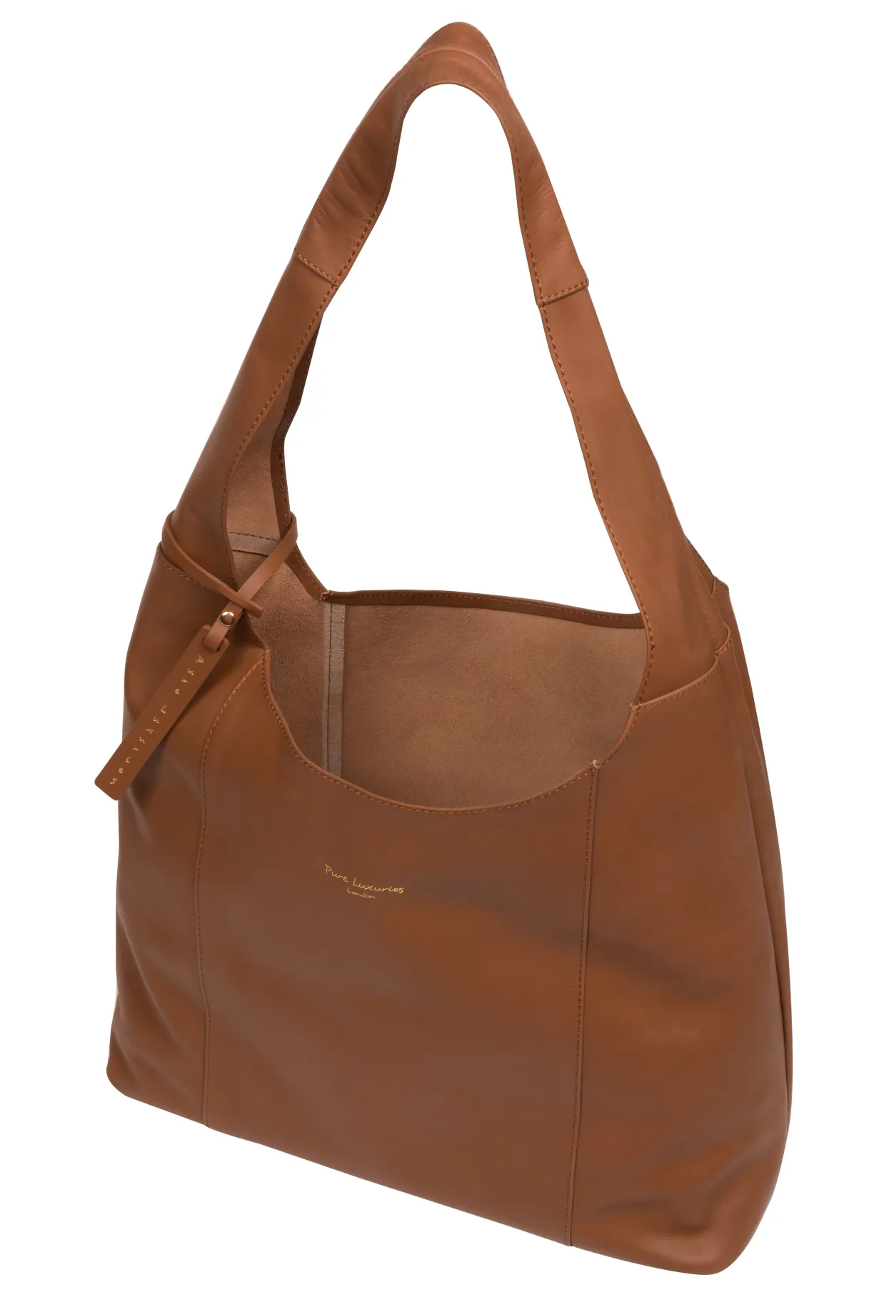 Nina' Oak Leather Shoulder Bag