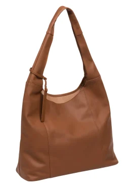 Nina' Oak Leather Shoulder Bag