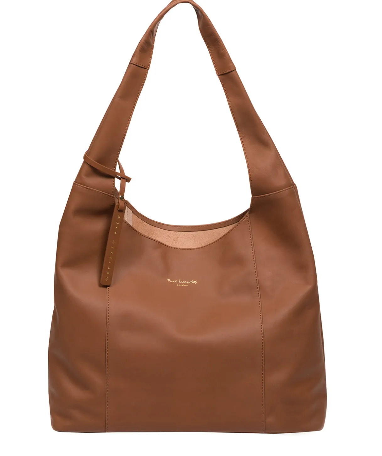 Nina' Oak Leather Shoulder Bag