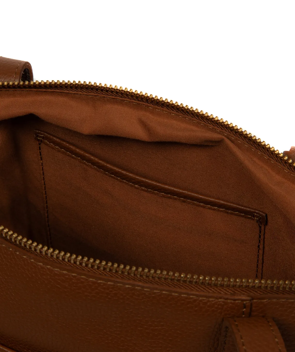 Niva' Rich Tan Leather Tote Bag