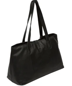 Noelle' Black Leather Handbag