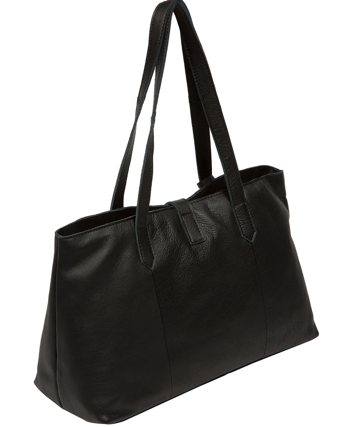 Noelle' Black Leather Handbag