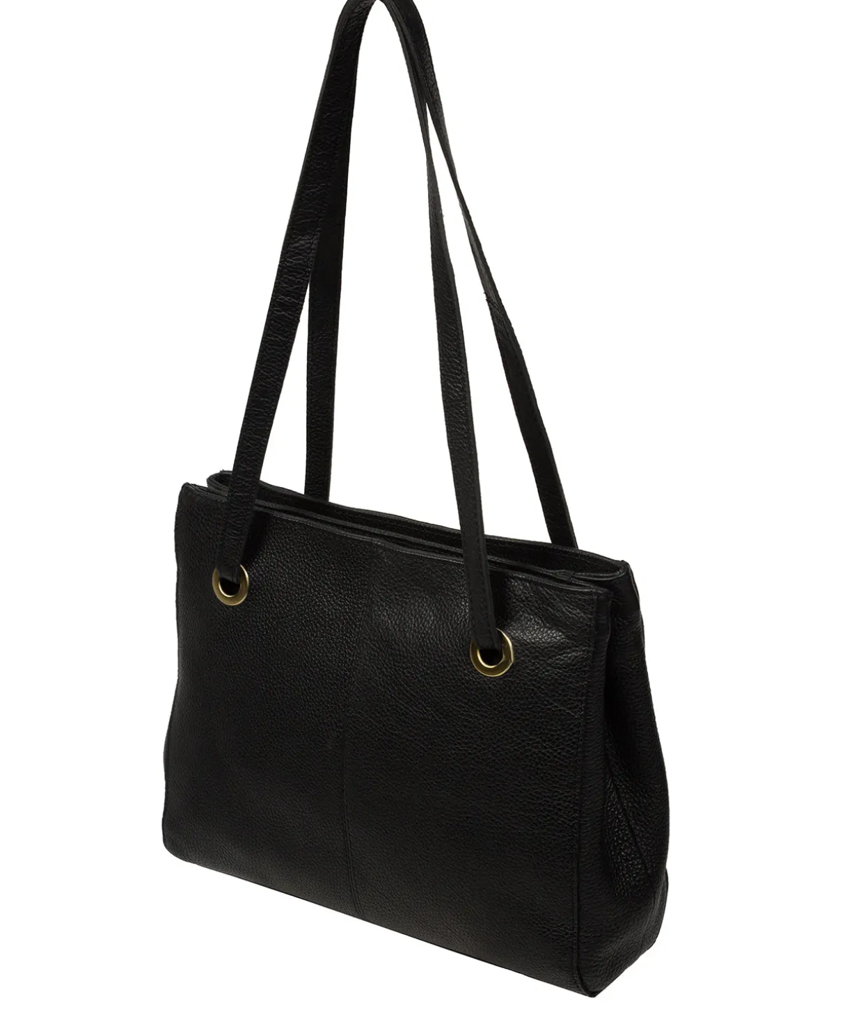 Noko' Black Leather Handbag