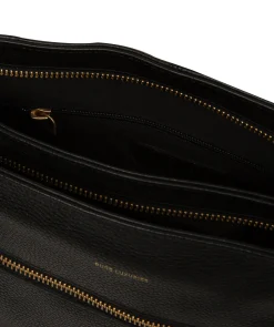 Noko' Black & Rich Tan Leather Handbag