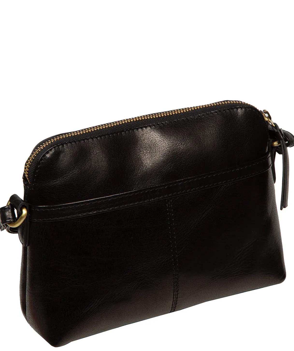 Odalis' Black Leather Cross Body Bag
