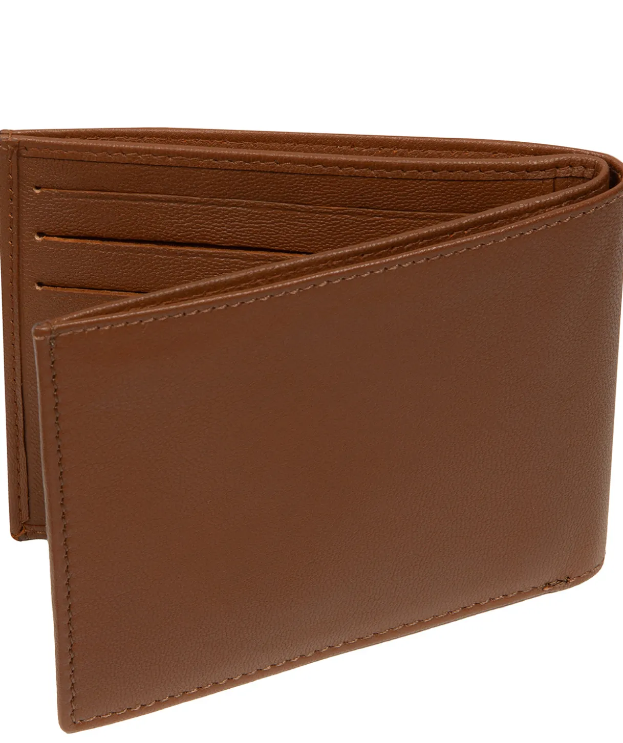 Oliver' Tan Leather Card Holder